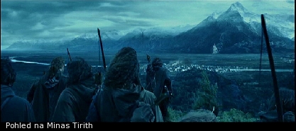 Pohled na Minas Tirith